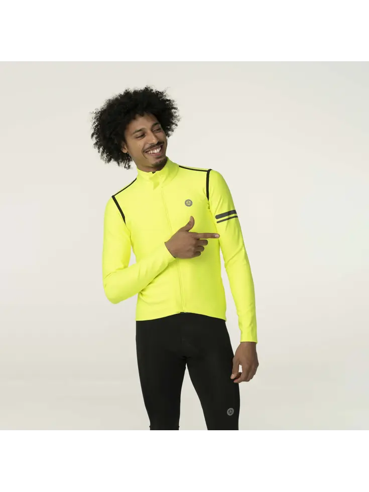 Rain Jersey Fietsshirt Lange Mouwen Heren