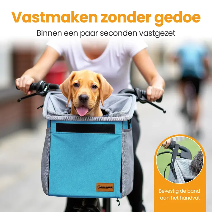Pawesome 3-in-1 Fietsmand voor honden