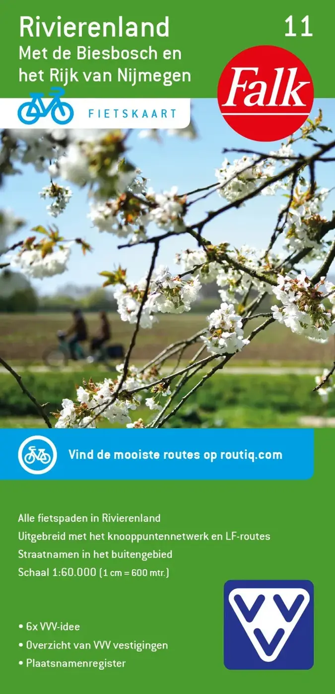 Falk VVV Fietskaart 11 Rivierenland