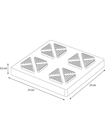 Campout Onderlegplaten Caravan – 4 Stuks