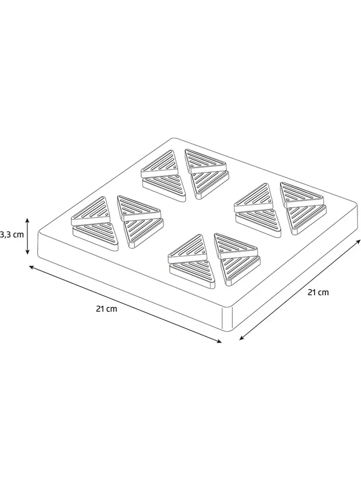 Campout Onderlegplaten Caravan – 4 Stuks