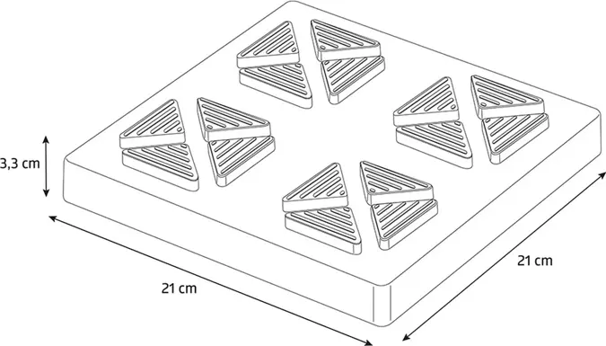 Campout Onderlegplaten Caravan – 4 Stuks