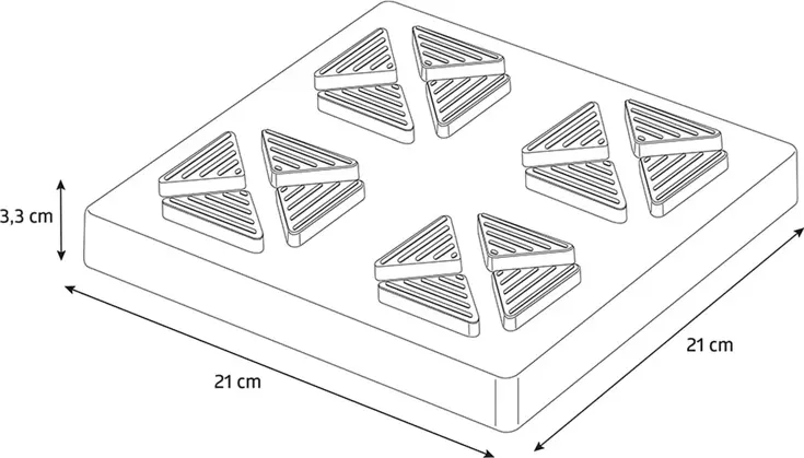 Campout Onderlegplaten Caravan – 4 Stuks