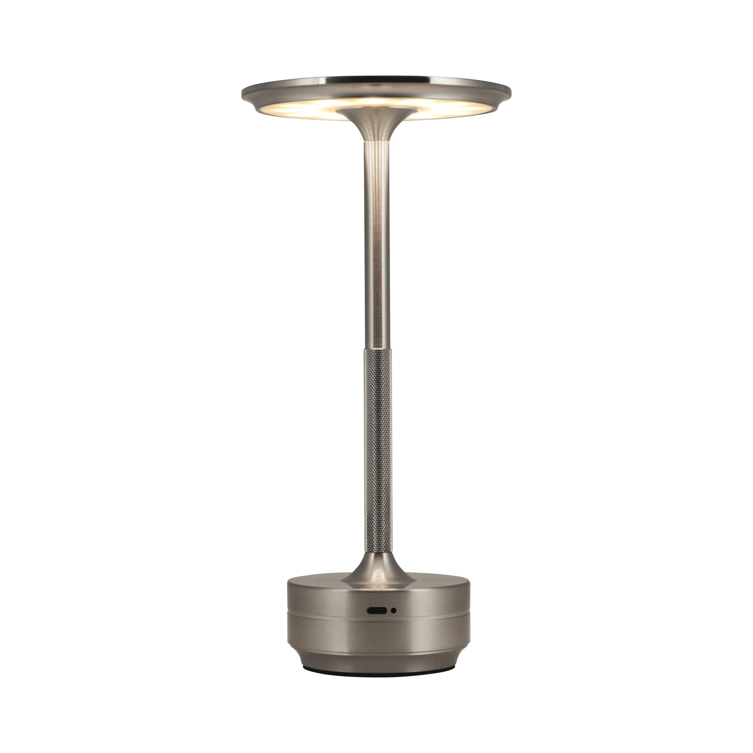 Goliving  Horizon Tafellamp Oplaadbaar 27cm  Zilver