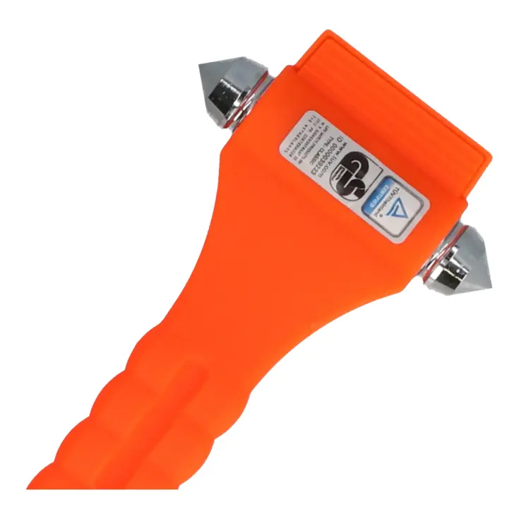 Dubbele hamer met mes en fluorescerende kop