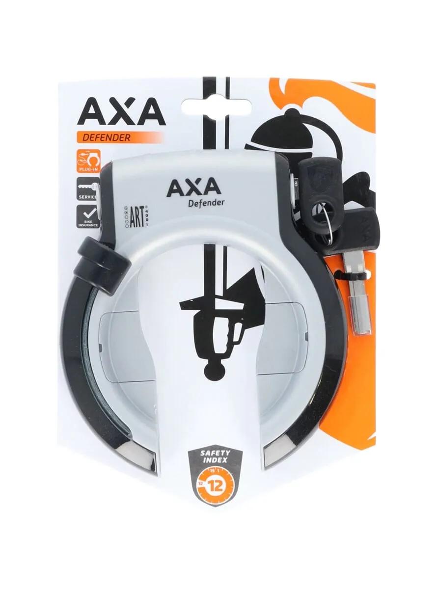 Axa  ringslot Defender zilver/zwart  Zwart main product image