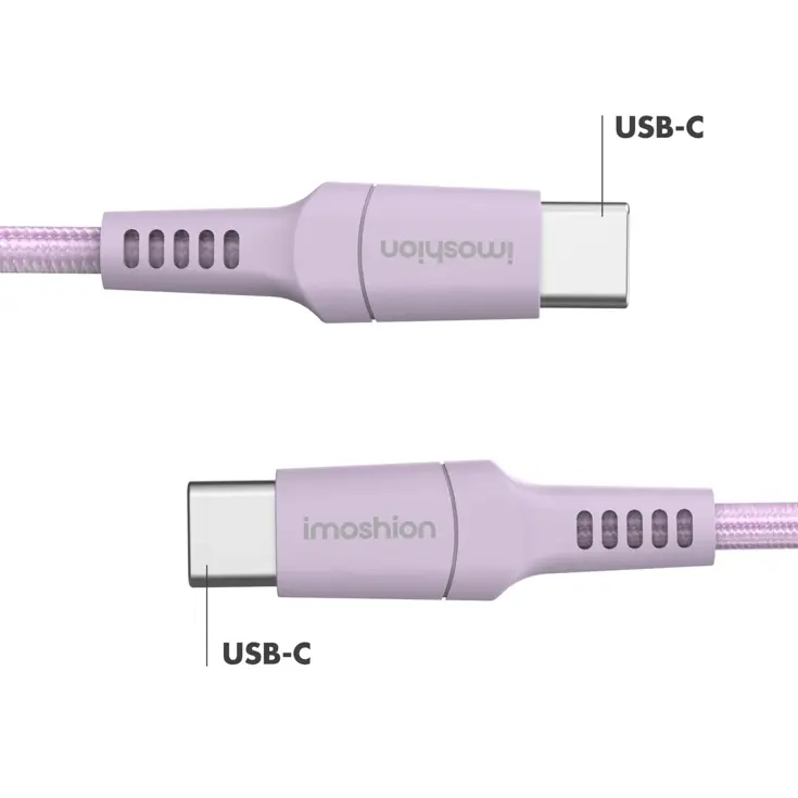 Gevlochten USB-C naar USB-C kabel