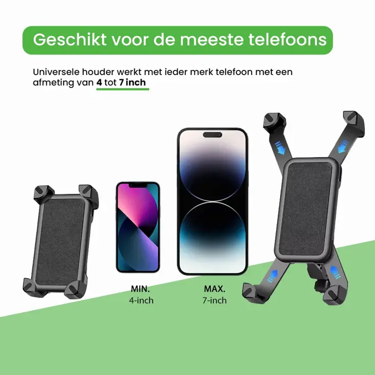 CLAW Telefoonhouder Fiets - Draaibaar & Antischok
