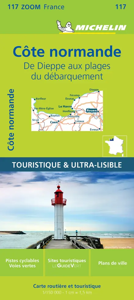 Wegenkaart Zoom 117 Côte Normande