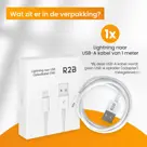 R2B USB-A naar Lightning Kabel - 1 Meter