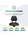 Voltano Fietszadel met Rugleuning