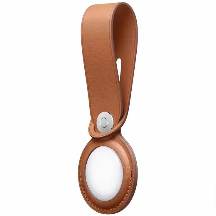 Apple Leather Loop AirTag-sleutelhanger