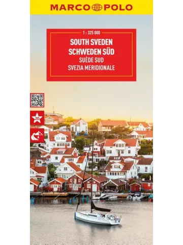 Marco Polo wegenkaart Zweden zuid