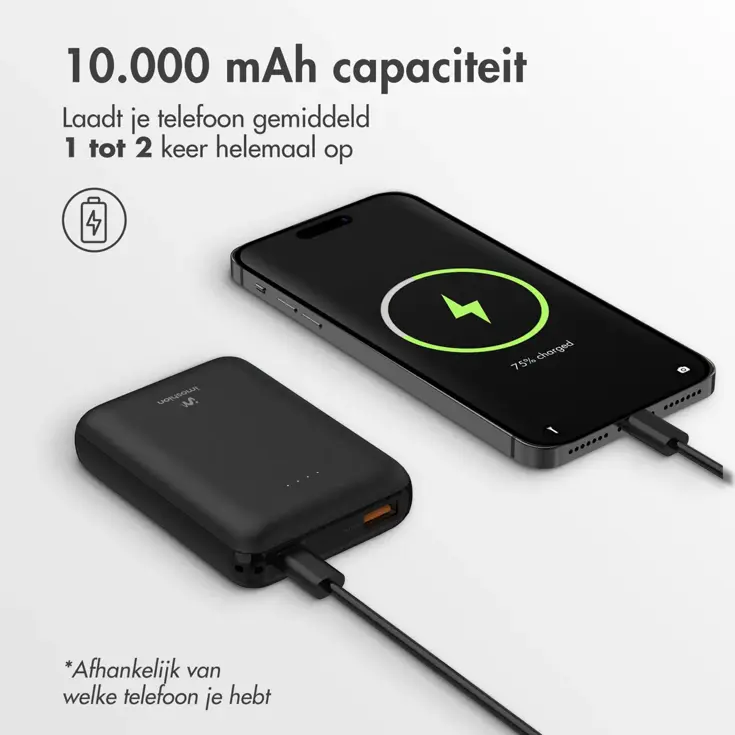 Compact Powerbank 10.000 mAh