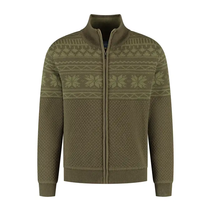 MGO Lenn Heren - Outdoorvest - Noors patroon