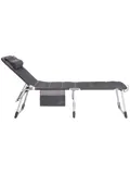 Vouwbed AL/363 Deluxe Donker grijs