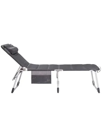 Vouwbed AL/363 Deluxe Donker grijs