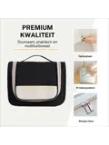 Toilettas met haak – Travel organizer – Zwart