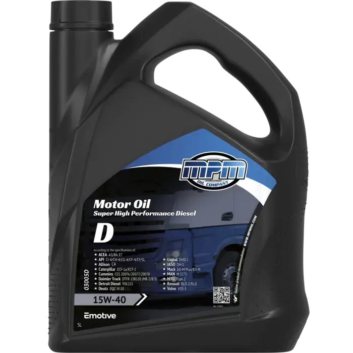 Motorolie 15w40 diesel super high performance