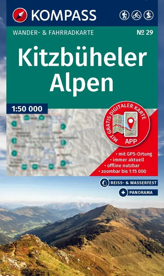 Wandelkaart WK29 Kitzbüheler Alpen