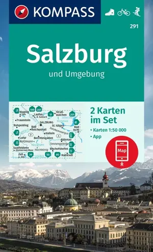 Wandelkaart WK291 Salzburg und Umgebung
